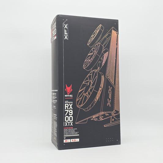 RTX 7900 XTX XFX Mercury Magnetic Air Limited Edition 24GB, AMD Gaming Graphics Card GPU, 7900XTX