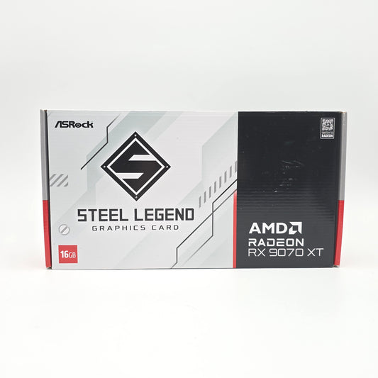 RX 9070 XT ASRock Steel Legend 16GB, AMD Radeon Gaming Graphics Card GPU