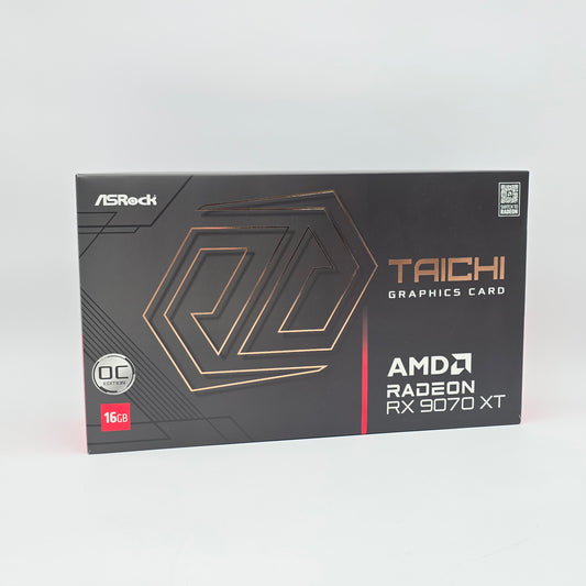 RX 9070 XT ASRock Taichi OC 16GB, AMD Radeon Gaming Graphics Card GPU, 9070XT