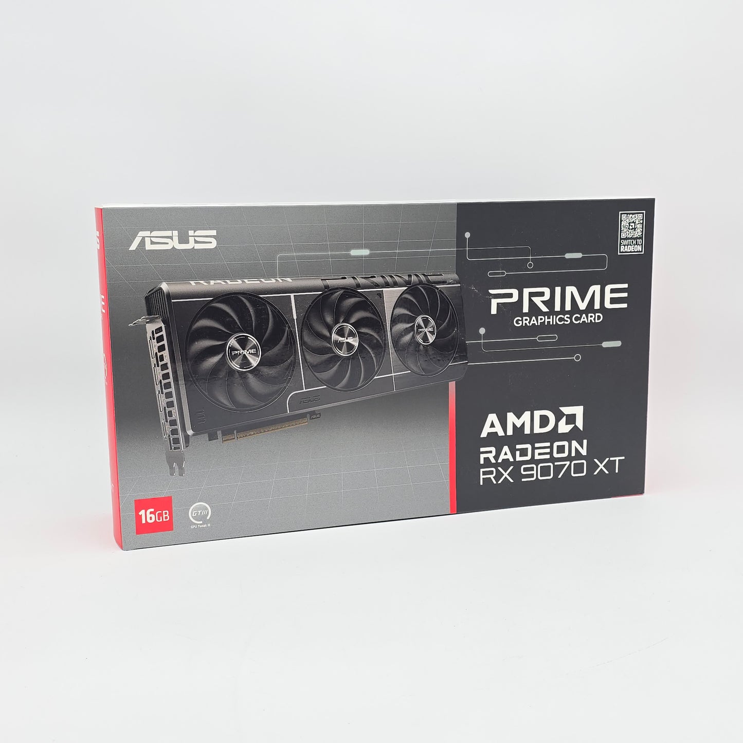 RX 9070 XT ASUS Prime OC 16GB, AMD Radeon Gaming Graphics Card GPU, 9070XT