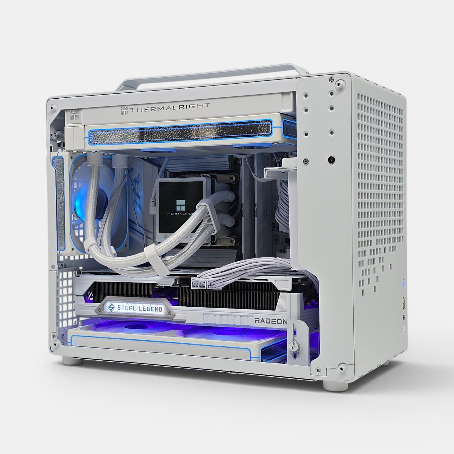RX 9070 XT, Intel Core Ultra 265K, 2TB NVMe SSD, 32GB RAM, Custom White AIO Liquid Cooled Gaming PC