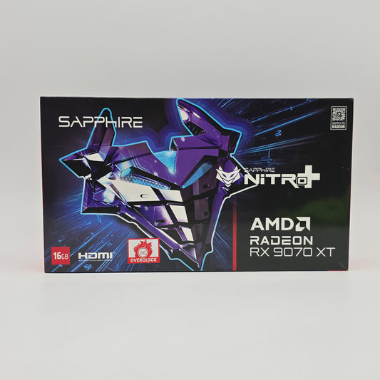 RX 9070 XT Sapphire Nitro+ 16GB, AMD Radeon Gaming Graphics Card GPU