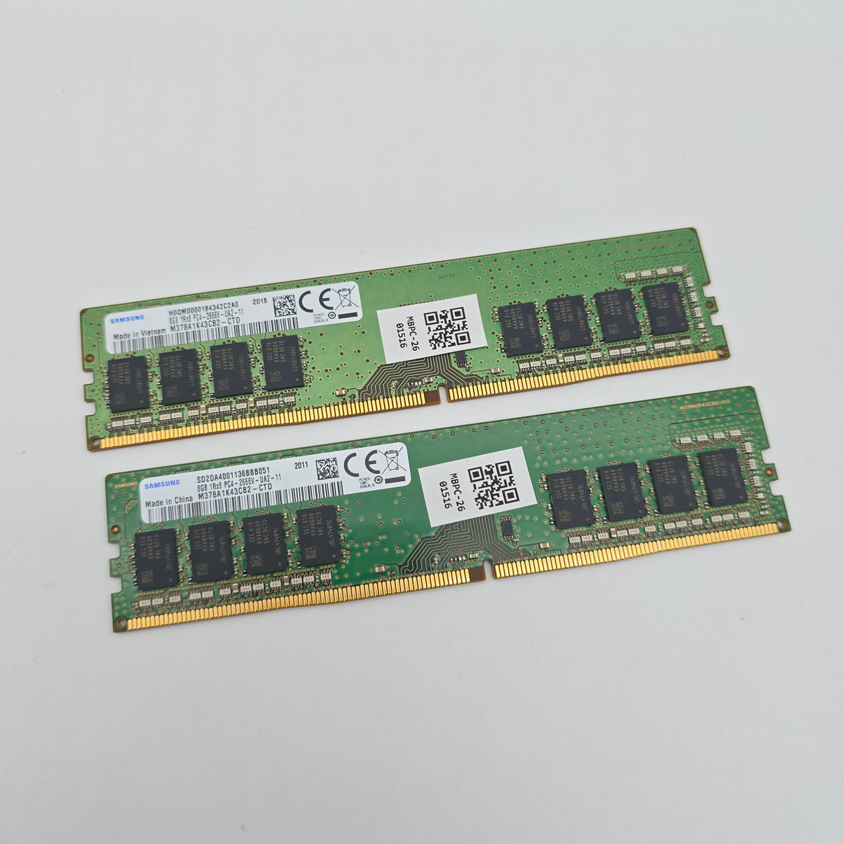 Samsung 16GB DDR4, 2666MHz, UDIMM Server Workstation Memory RAM (2x8GB)