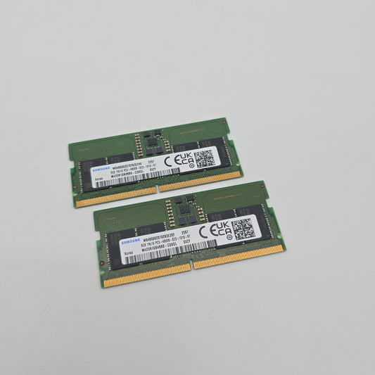Samsung 16GB DDR5, 4800MHz, SODIMM Laptop Memory RAM (2x8GB)