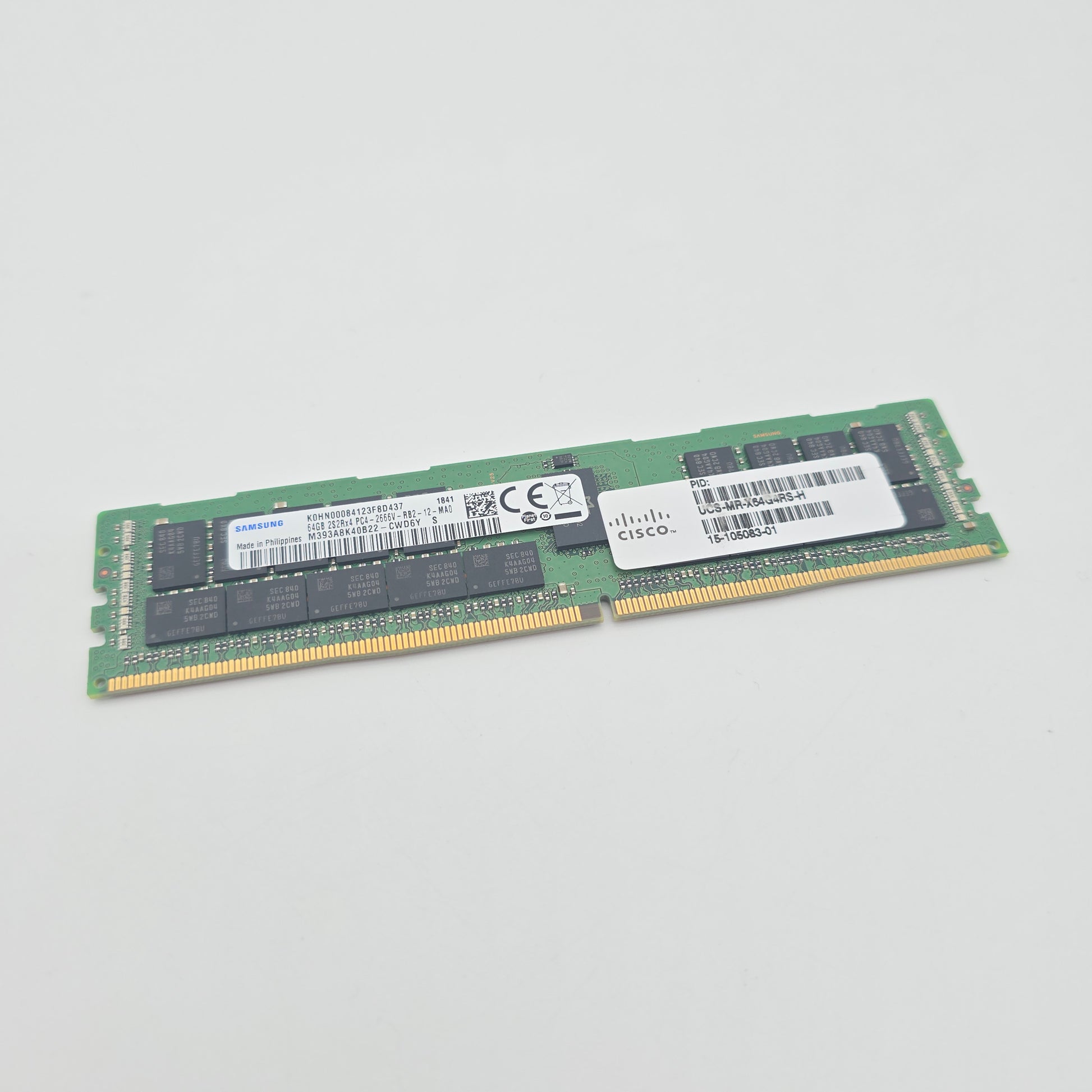 Samsung 64GB DDR4, 2666MHz, RDIMM Workstation Server Memory RAM
