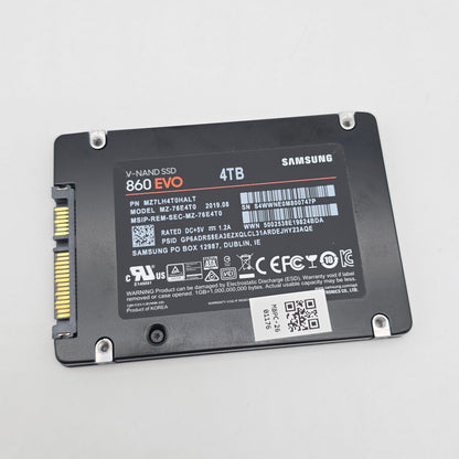 Samsung 860 Evo 4TB SATA 2.5" SSD, Internal Gaming Solid State Drive Storage