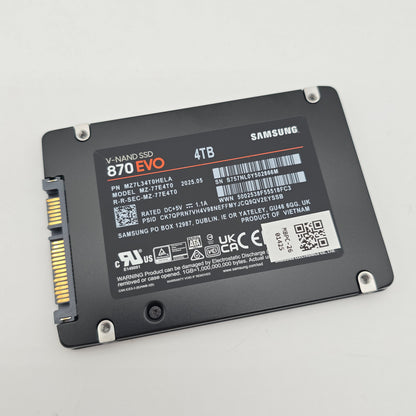 Samsung 870 Evo 4TB SATA 2.5" SSD, Internal Gaming Solid State Drive Storage