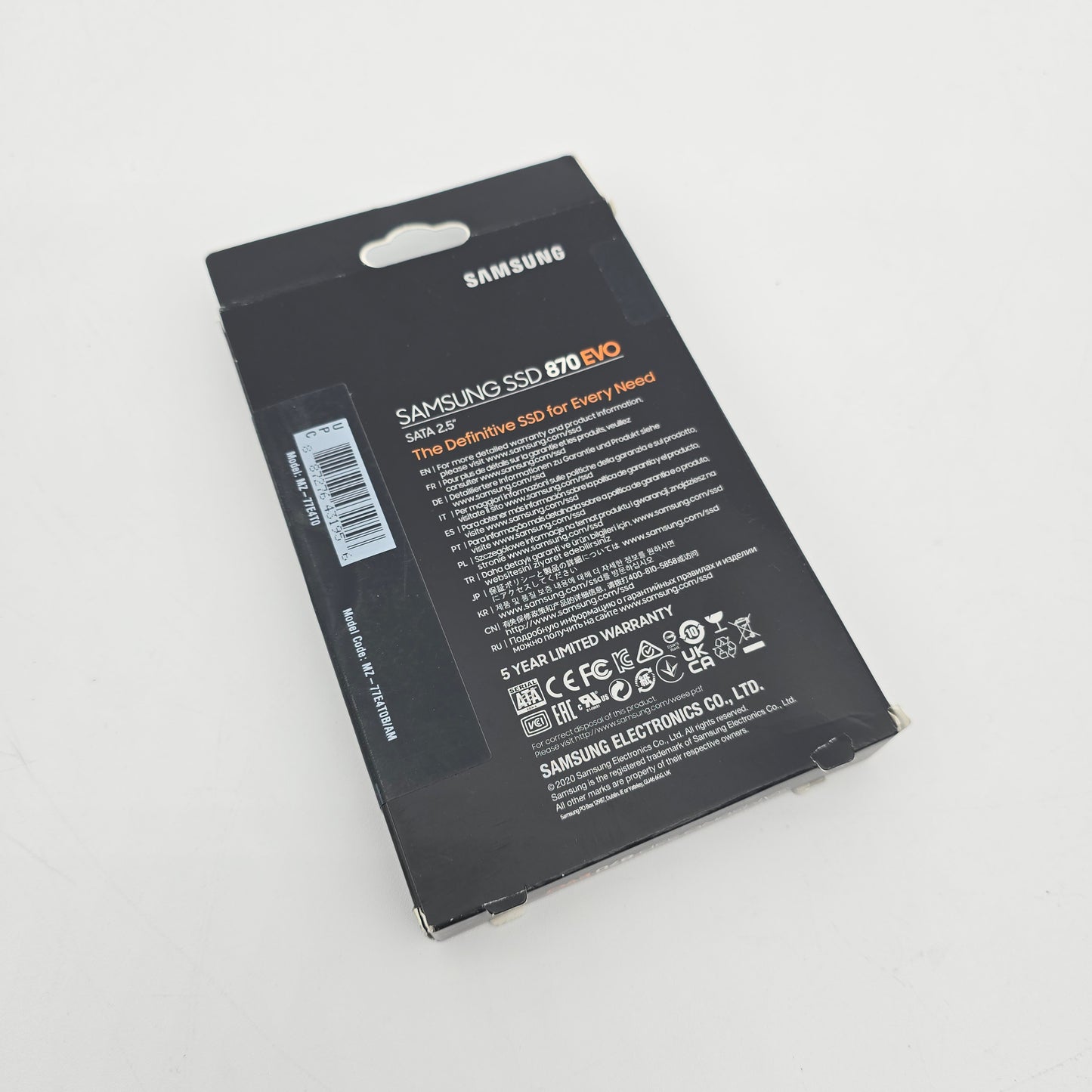 Samsung 870 EVO 4TB 2.5 Inch SATA III Internal SSD