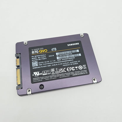 Samsung 870 QVO 4TB, SATA SSD Storage