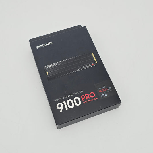 Samsung 9100 Pro 2TB with Heatsink, Gen 5 NVMe SSD, 14,800MB/s PCIe 5.0 M.2