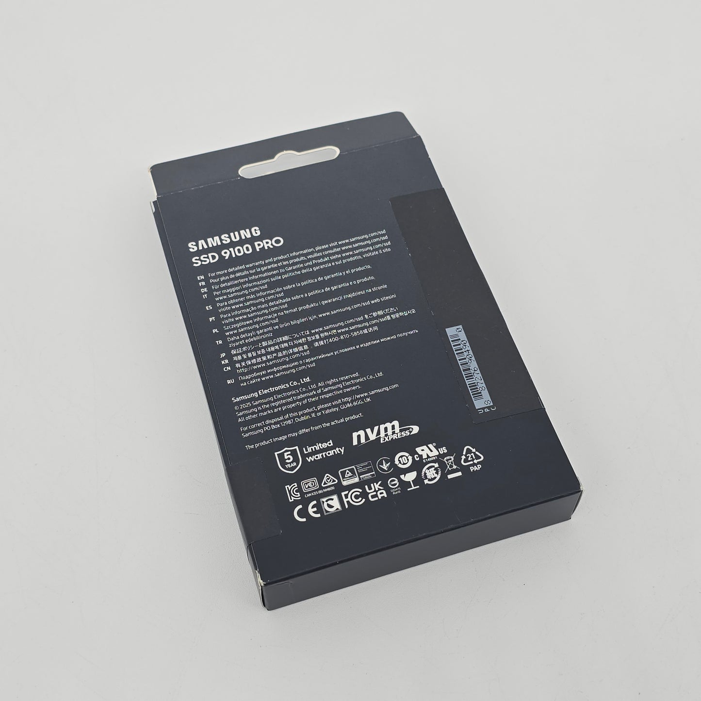 Samsung 9100 Pro 2TB Gen 5 NVMe SSD, 14,800MB/s PCIe 5.0 M.2
