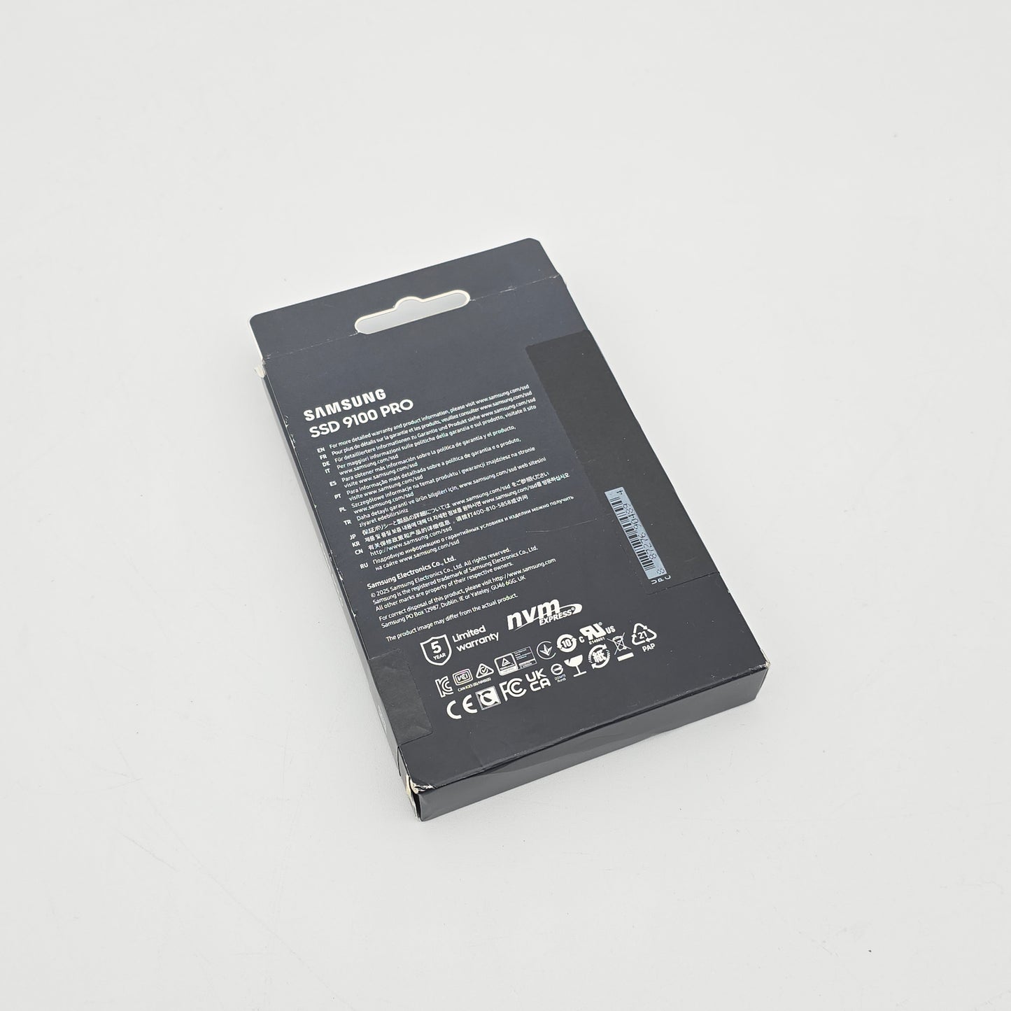 Samsung SSD 9100 PRO 4TB, Gen 5 PCIe NVMe SSD, 14,800MB/s