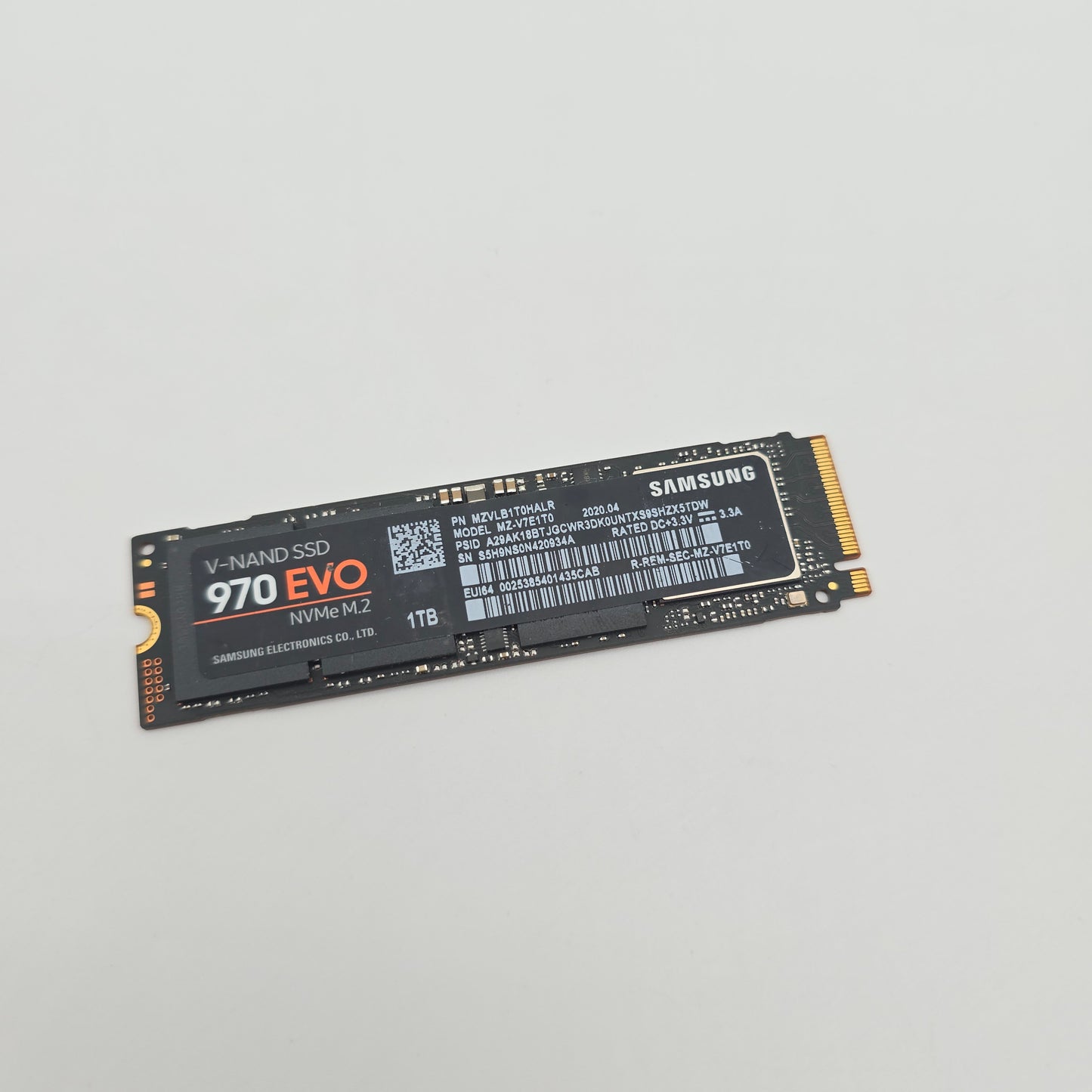 Samsung 970 Evo 1TB, M.2 NVMe SSD Storage