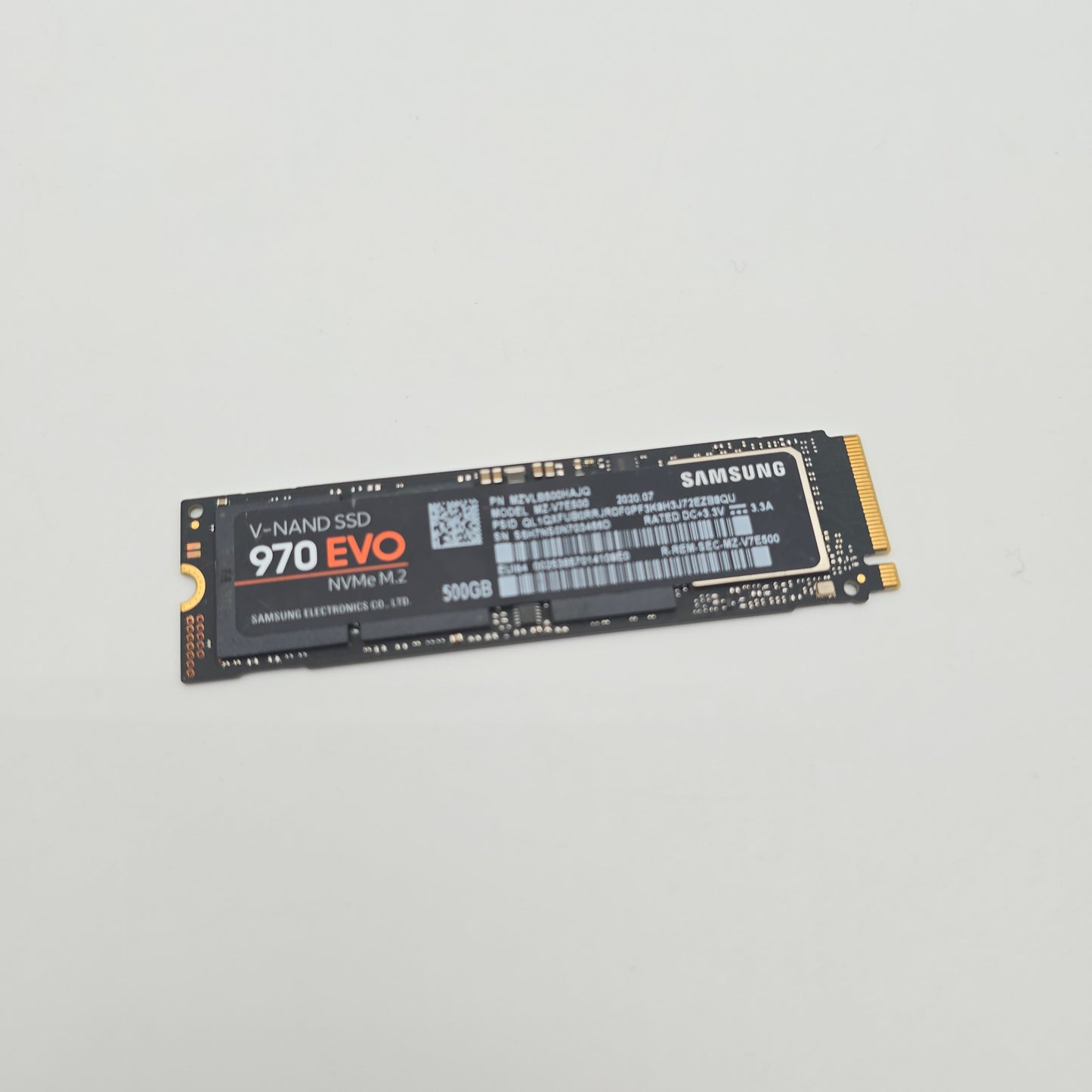 Samsung 970 Evo 500GB, M.2 NVMe SSD Storage