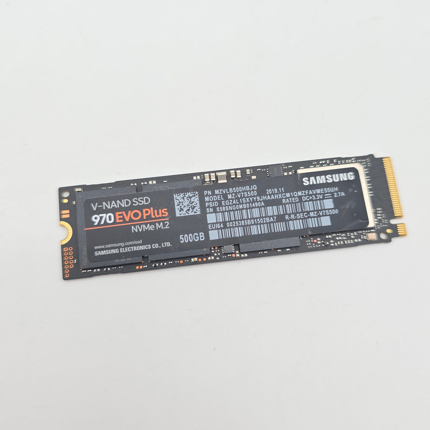 Samsung 970 Evo Plus 500GB M.2 NVMe SSD, Internal Gaming Solid State Drive Storage
