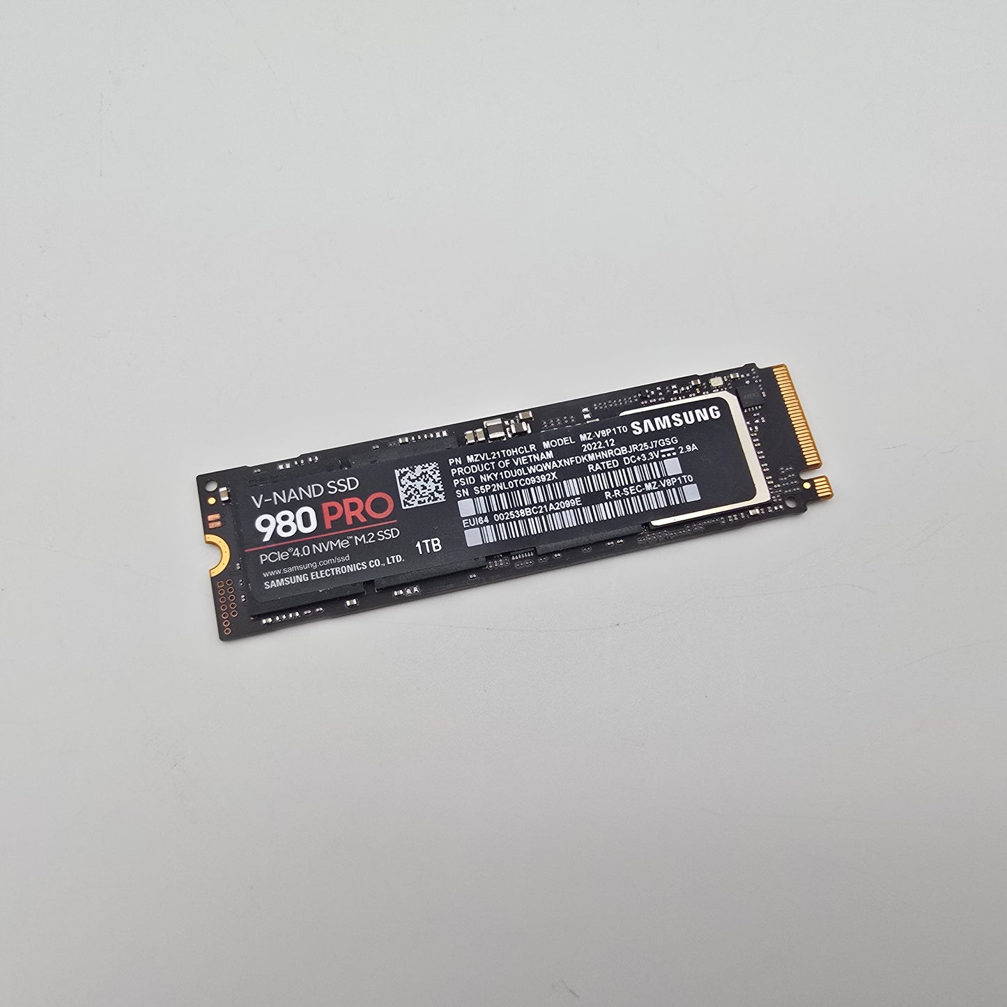Samsung 980 Pro 1TB, M.2 NVMe SSD Storage