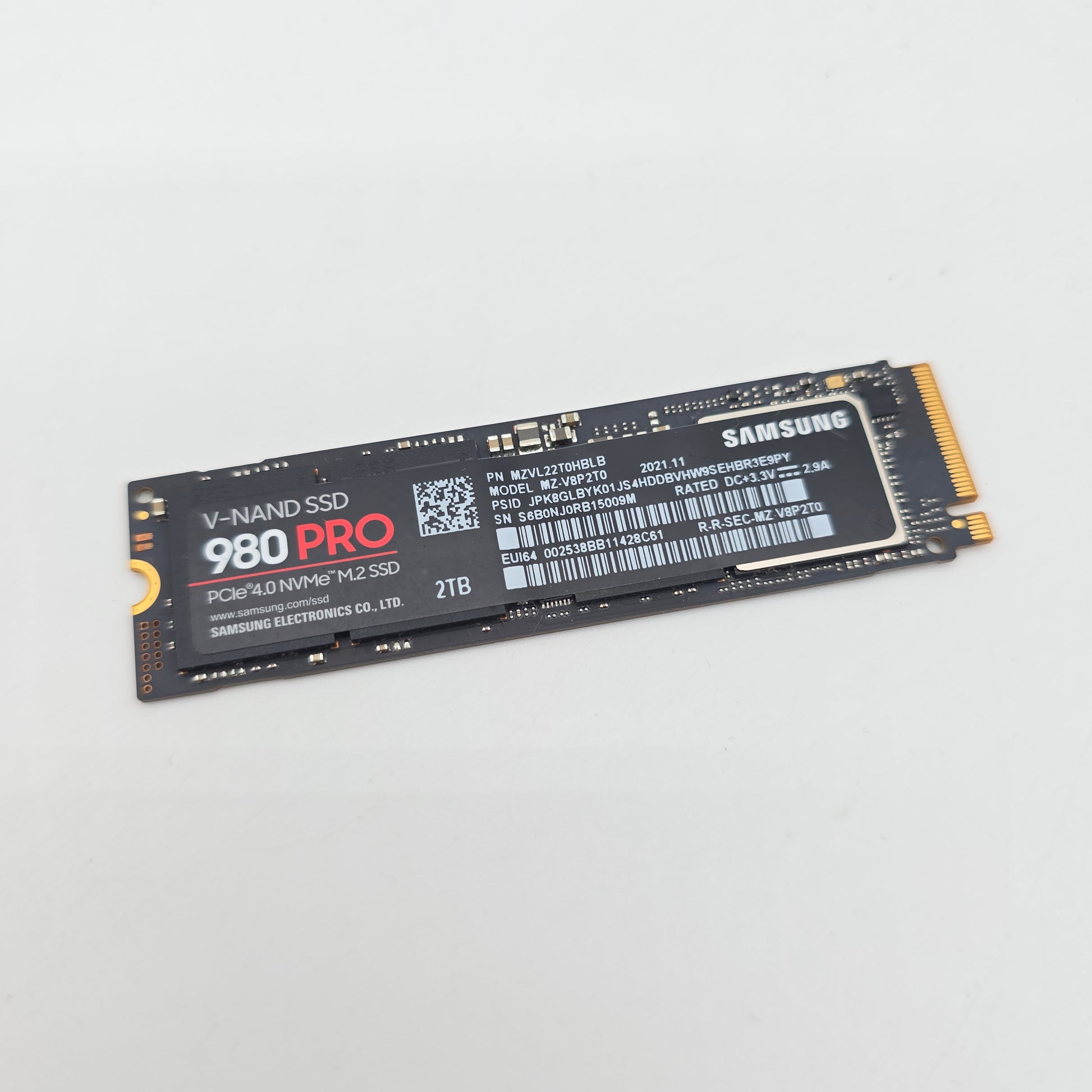 Samsung 980 Pro 2TB M.2 NVMe Gen4 SSD, Internal Gaming Solid State Drive Storage