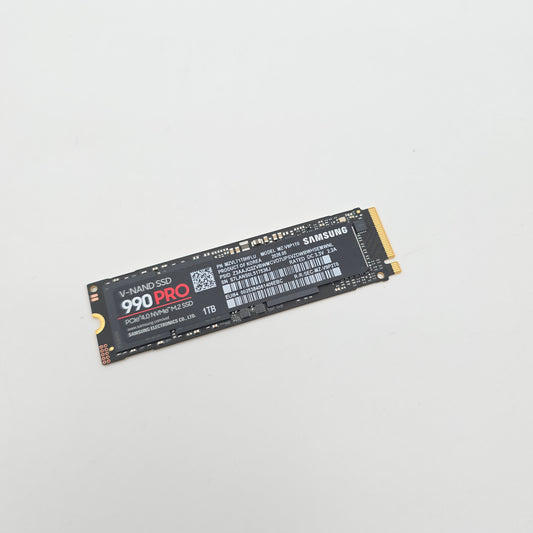 Samsung 990 Pro 1TB M.2 NVMe SSD Storage