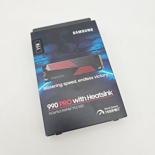 Samsung 990 Pro 1TB with Heatsink, M.2 NVMe Gen4 Internal Solid State Drive Storage SSD
