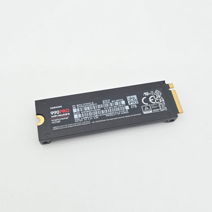 Samsung 990 Pro With Heatsink 2TB, M.2 NVMe SSD Storage