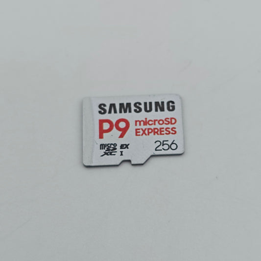 Samsung P9 256GB MicroSD Express Card, High-Speed Flash Memory Storage