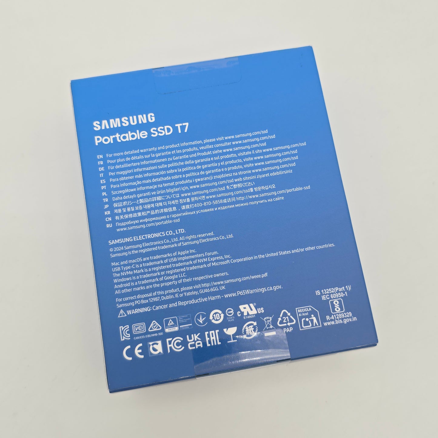 Samsung T7 2TB Portable SSD External Storage