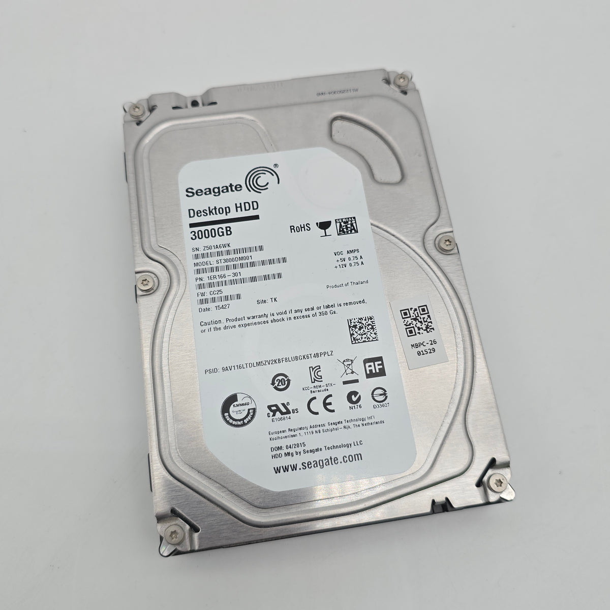 Seagate 3TB SATA 3.5" HDD, Internal Hard Drive HDD Storage