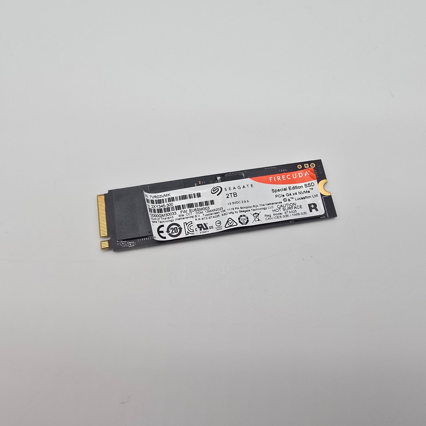 Seagate Firecuda 2TB, NVMe SSD Storage