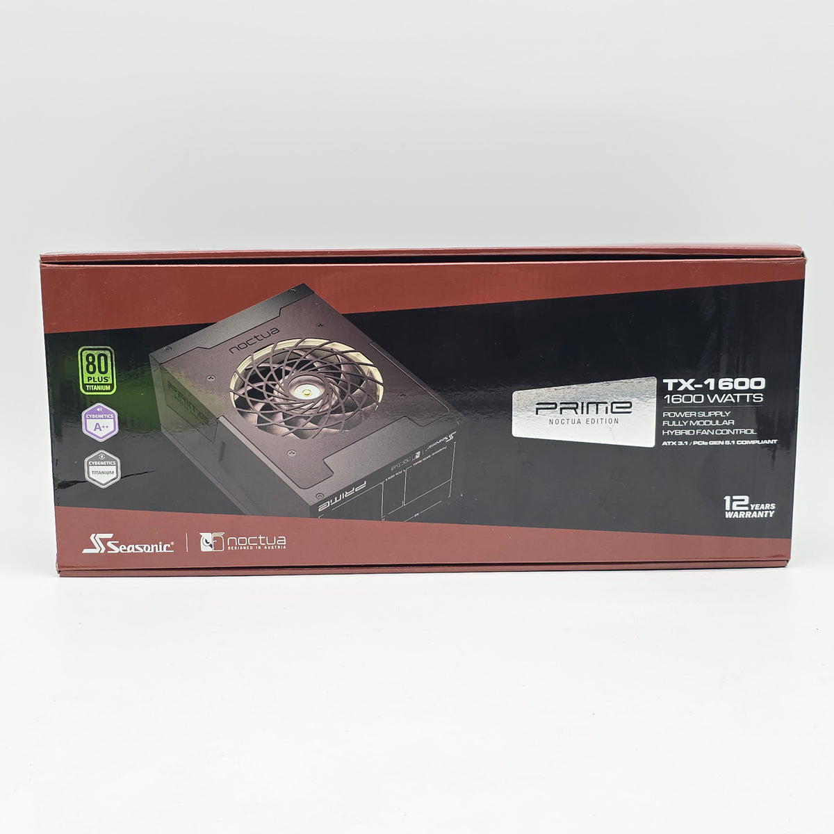 Seasonic Prime TX-1600 Noctua Edition 1600W 80+ Titanium, Fully Modular Gaming Power Supply PSU