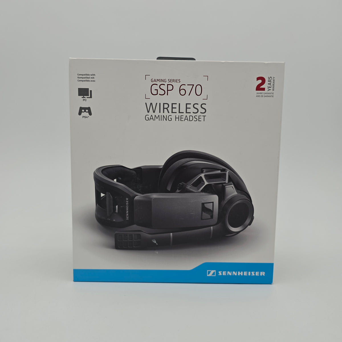 Sennheiser GSP 670 Wireless Gaming Headset, PC & PS4 Compatible Surround Sound Headset