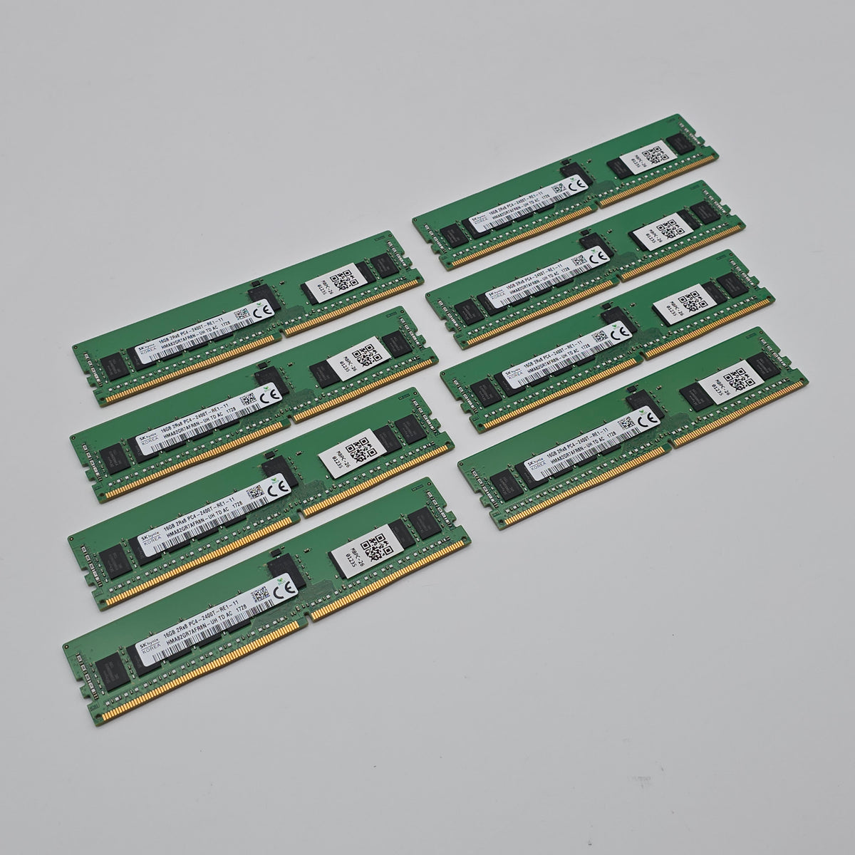 SK Hynix 16GB DDR4, 2400MHz, Workstation Server Memory RDIMM RAM (8x16GB)