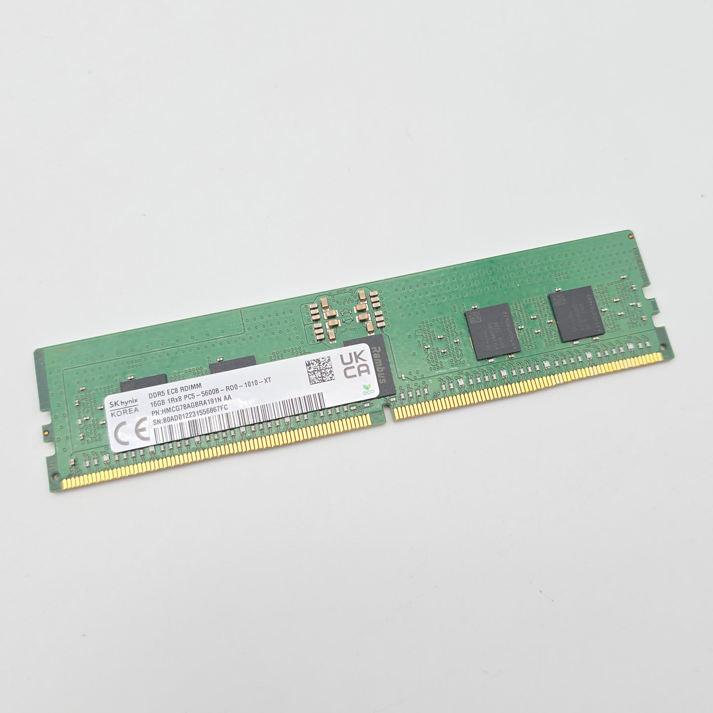 SK Hynix 16GB DDR5, 5600MHz, RDIMM Server Workstation Memory RAM