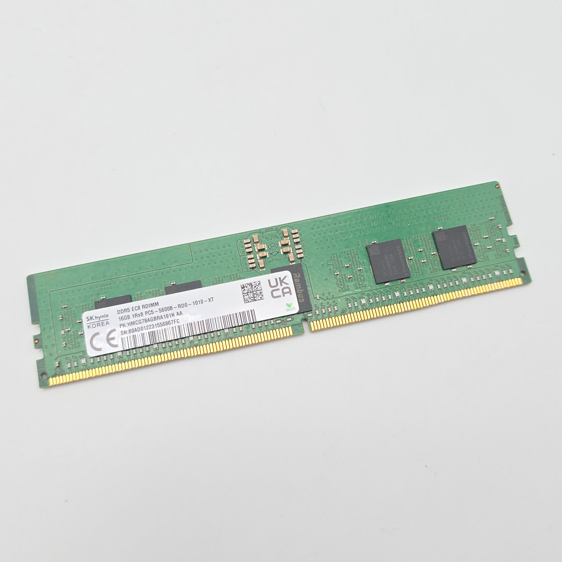 SK Hynix 16GB DDR5, 5600MHz, RDIMM Server Workstation Memory RAM