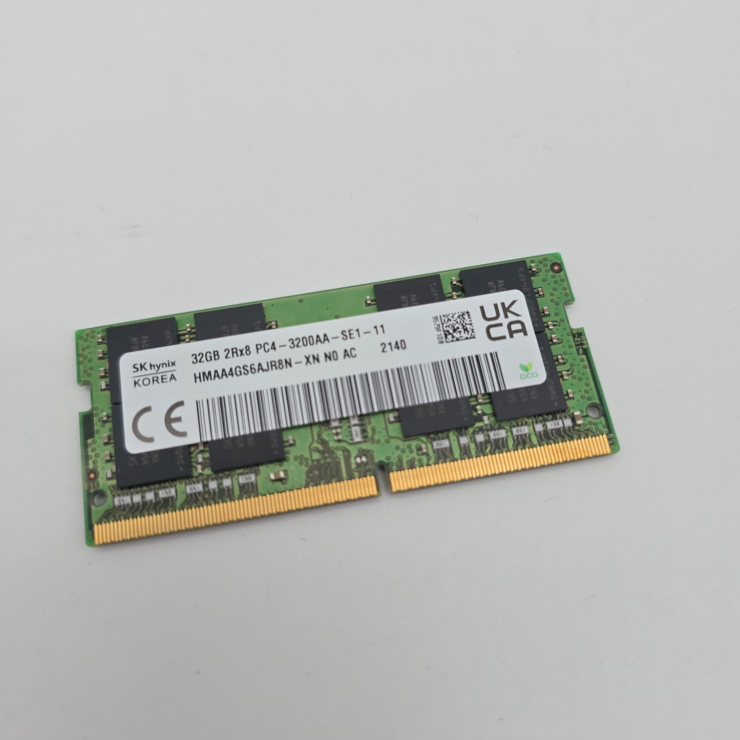 Sk Hynix 32GB DDR4, 3200MHz, SODIMM Laptop Memory RAM (1x32GB)