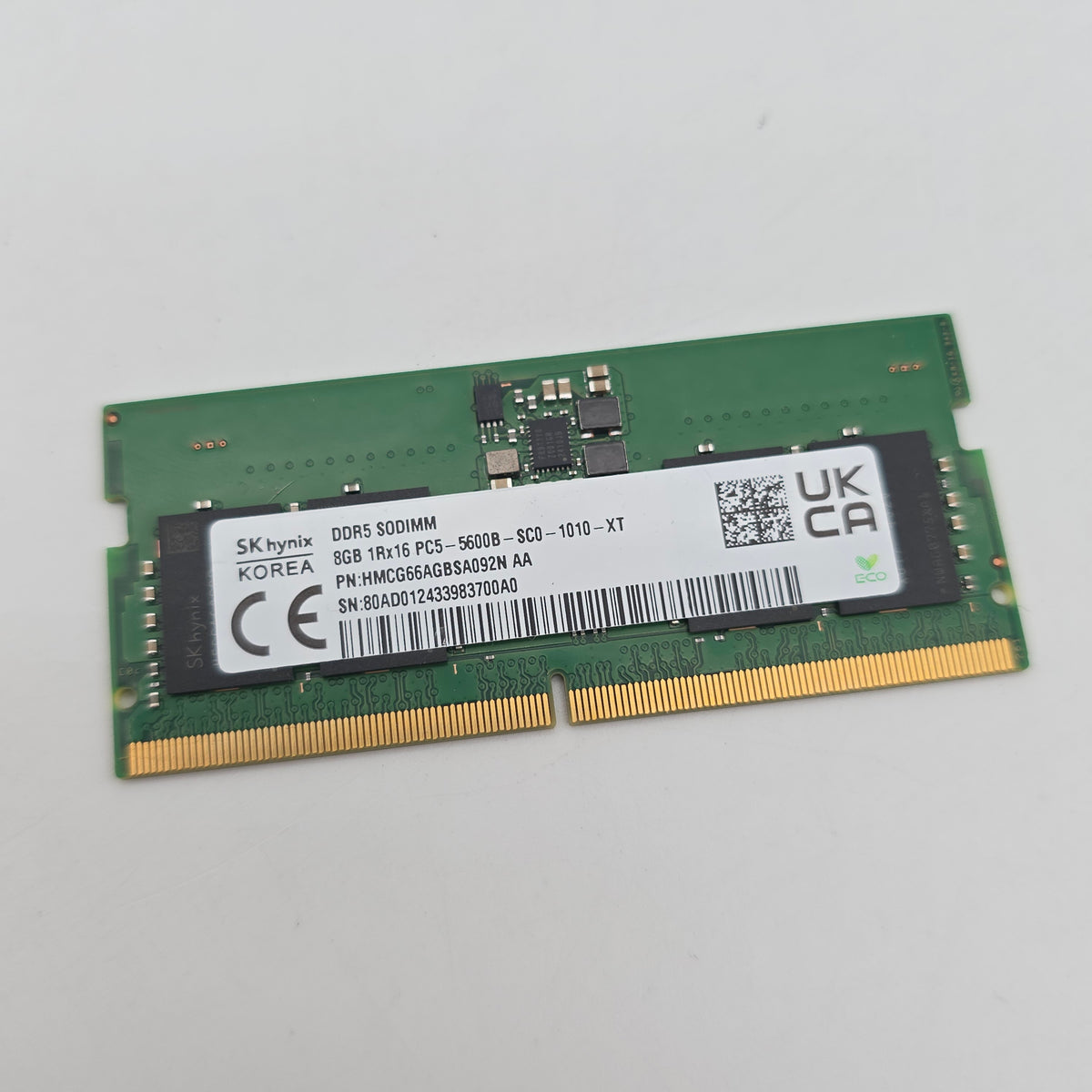 SK Hynix 8GB DDR5, 5600MHz, SODIMM Laptop Memory RAM