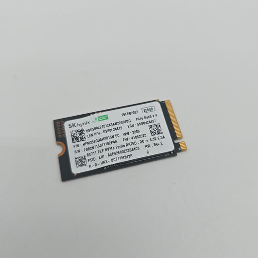 SK Hynix BC711 256GB M.2 NVMe Gen3 SSD, Internal Gaming Solid State Drive Storage