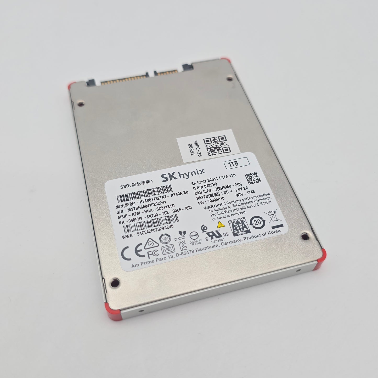 SK Hynix SC311 1TB SATA 2.5" SSD, Internal Gaming Solid State Drive Storage