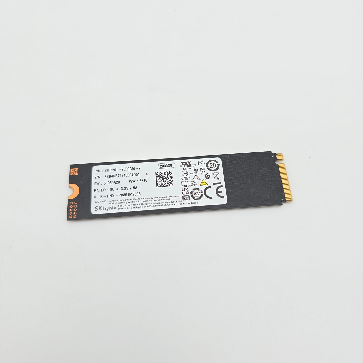 SK Hynix Platinum P41 2TB, NVMe SSD Storage