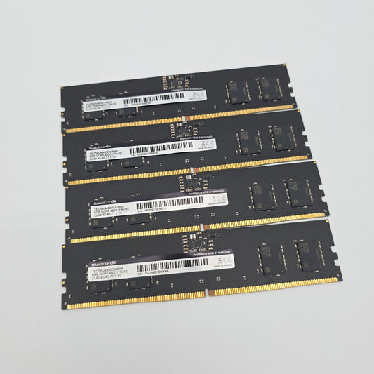 TeamGroup Elite 32GB DDR5, 4800MHz, CL40-40-40-77, Server Workstation RDIMM Memory RAM (4x8GB)