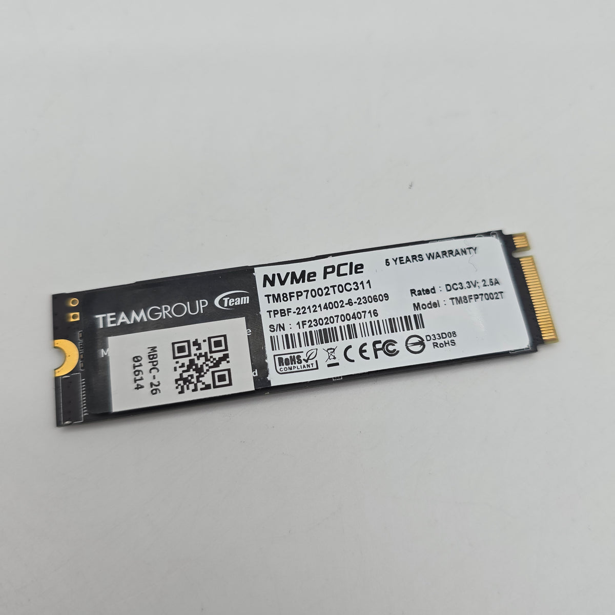 TeamGroup T-Force Cardea Graphene Z440 2TB M.2 PCIe NVMe SSD, Internal Gaming Solid State Drive Storage