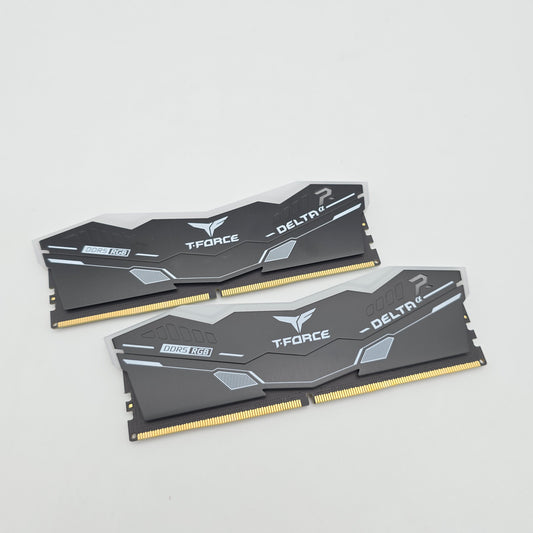 TeamGroup T-Force Delta Alpha RGB 32GB DDR5, 6000MHz, Cl38-38-38-78, Desktop Gaming Memory RAM (2x16GB)