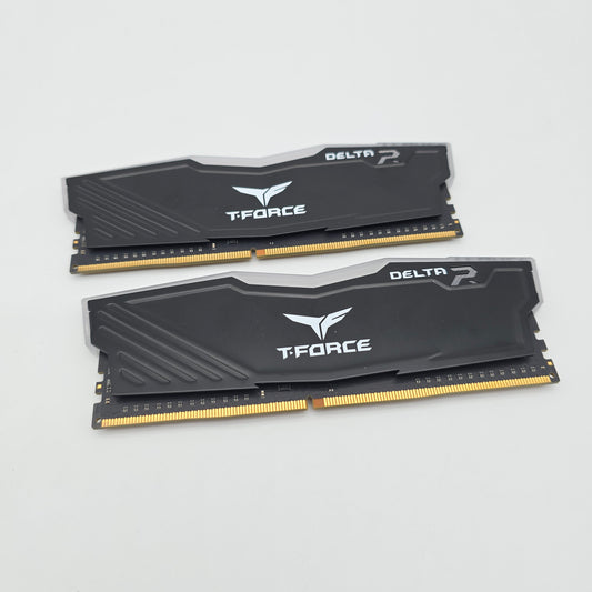 TeamGroup T-Force Delta R 32GB DDR4, 3200MHz, CL16-18-18-38, Desktop Memory RAM (2x16GB)