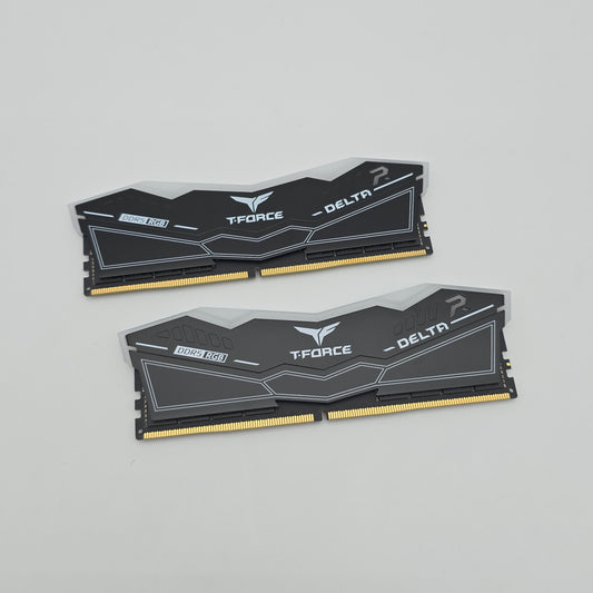 Teamgroup T-Force Delta R 64GB DDR5, 6000MHz, CL38-38-38-78, Desktop Gaming Memory RAM (2x32GB)