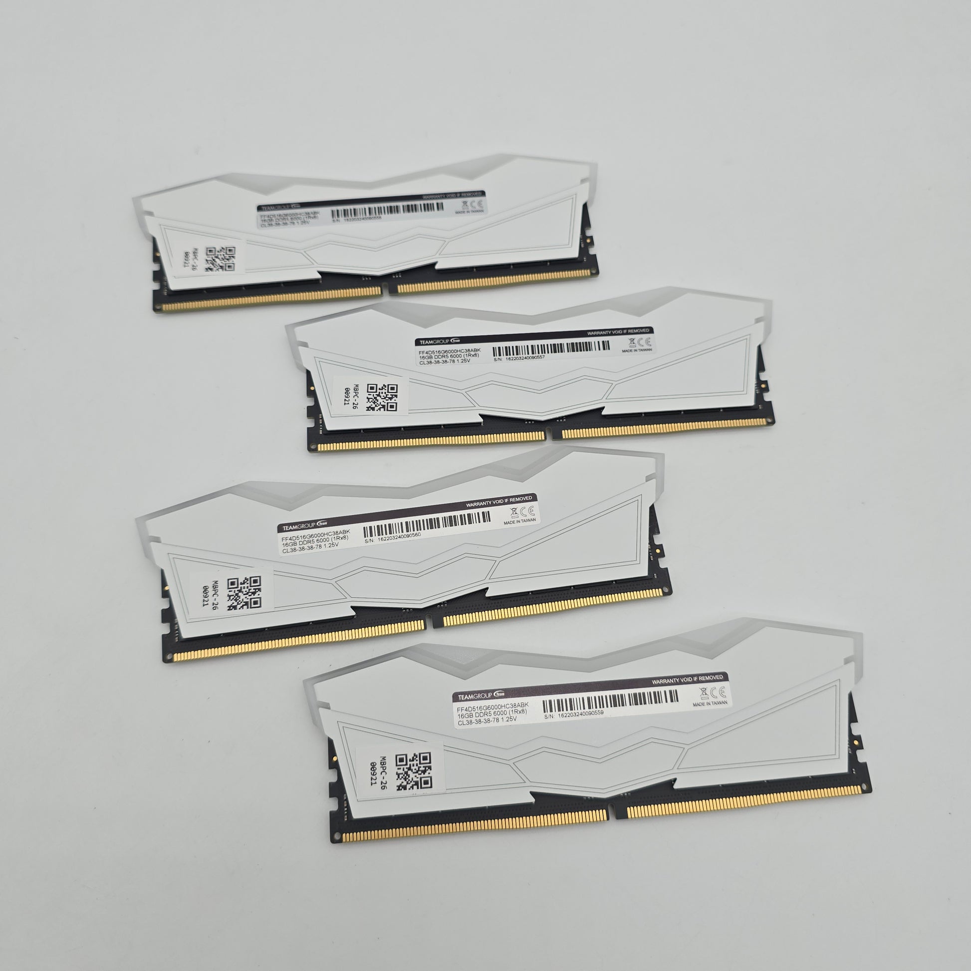 TeamGroup T-Force Delta RGB 64GB DDR5, 6000MHz, CL38, Desktop Gaming Memory RAM (4x16GB)