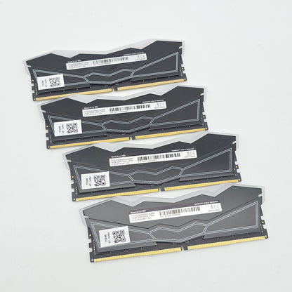 TeamGroup T-Force Delta RGB 64GB DDR5, 6400MHz, CL40-40-40-84, Desktop Gaming Memory RAM (4x16GB)