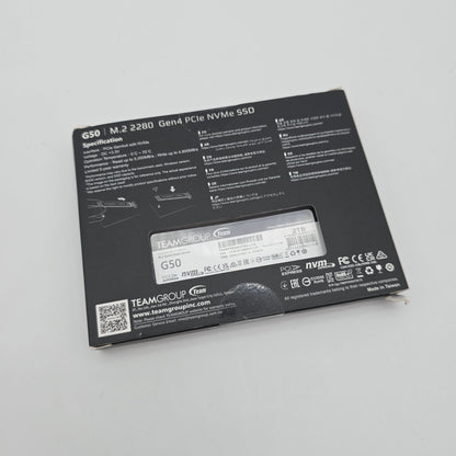 Teamgroup T-Force G50 2TB, M.2 NVMe SSD Storage