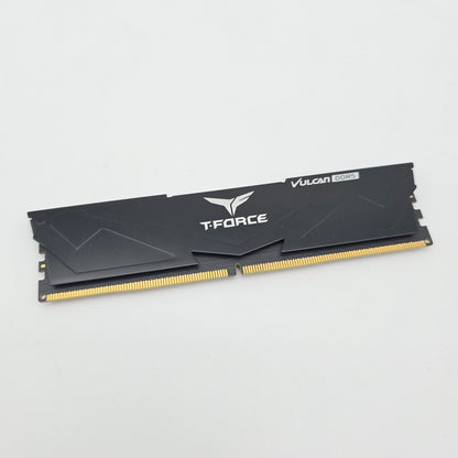 TeamGroup T-Force Vulcan 16GB DDR5, 6000MHz, Cl38-46-46-76, Desktop Gaming Memory RAM (1x16GB)