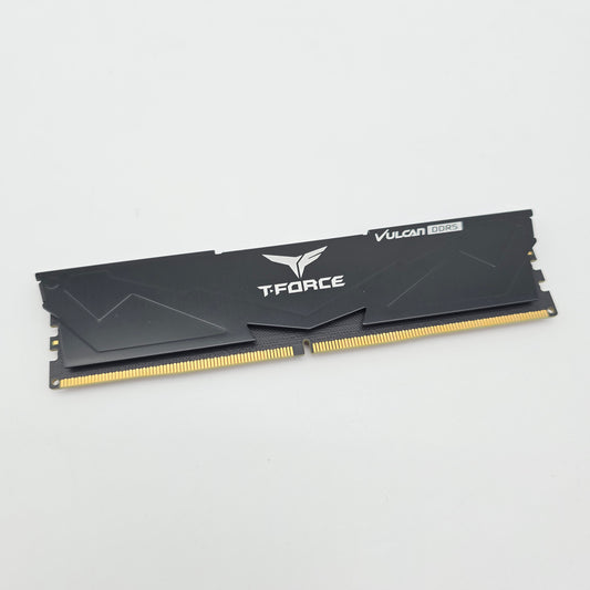 TeamGroup T-Force Vulcan 16GB DDR5, 6000MHz, Cl38-46-46-76, Desktop Gaming Memory RAM (1x16GB)