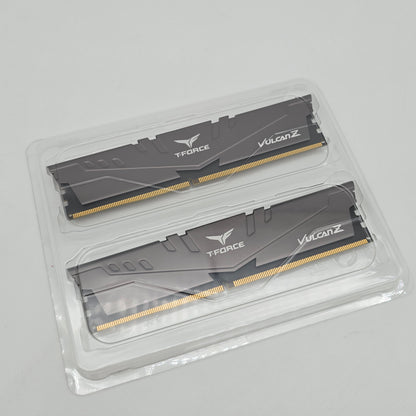 TeamGroup T-Force Vulcan Z 32GB DDR4, 3200MHz, CL16-20-20-40, Desktop Gaming Memory RAM (2x16GB)