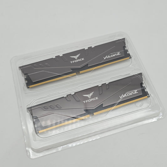 TeamGroup T-Force Vulcan Z 32GB DDR4, 3200MHz, CL16-20-20-40, Desktop Gaming Memory RAM (2x16GB)